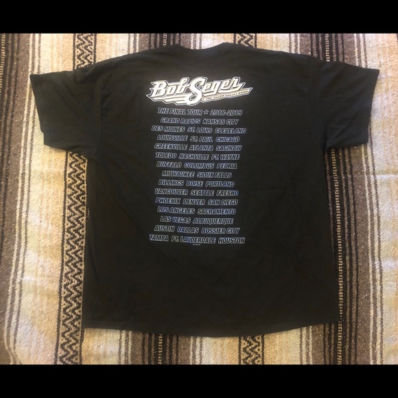 **NEW** OFFICIAL Bob Seger The final tour t-shirt - Picture 2 of 2